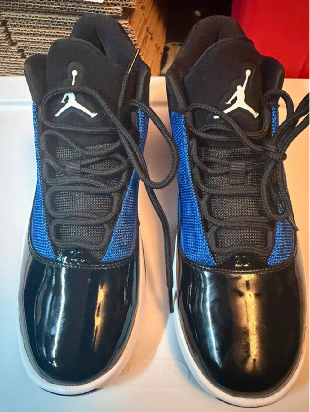 Nike Jordan CMFT Era Men's Sneakers Size 7.5 Black and Royal